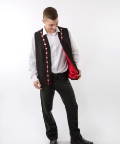 Alternative view of Lined Vest with Color Trim